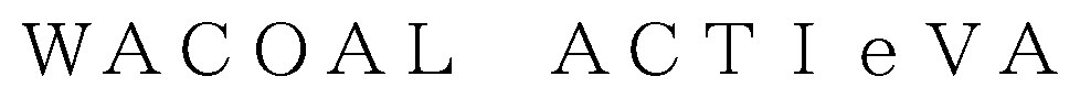 WACOAL ACTIeVA 商願2026-028434の商標見本