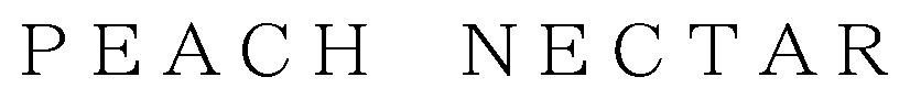 PEACH NECTAR 商願2026-030184の商標見本