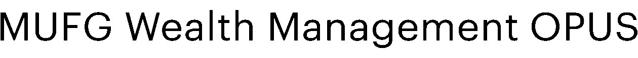 MUFG Wealth Management OPUS 商願2026-031242の商標見本
