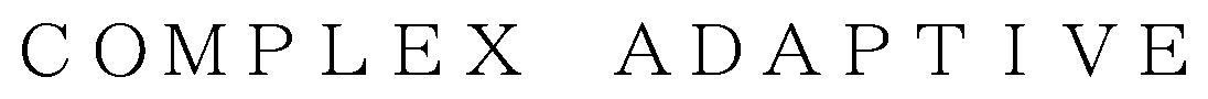 COMPLEX ADAPTIVE 商願2026-032021の商標見本