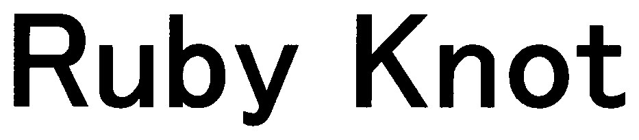 Ruby Knot 商願2026-032333の商標見本