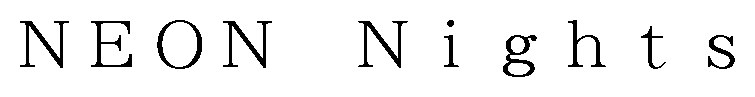 NEON Nights 商願2026-033503の商標見本