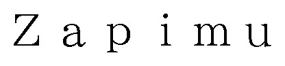Zapimu 商願2026-036961の商標見本