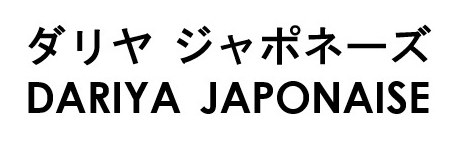 ダリヤ ジャポネーズ DARIYA JAPONAISE 商願2026-038470の商標見本