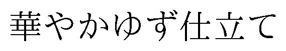 華やかゆず仕立て 商願2026-047503の商標見本
