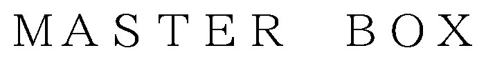 MASTER BOX 商願2026-047842の商標見本