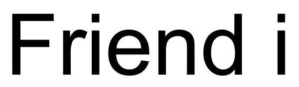 Friend i 商願2026-049053の商標見本