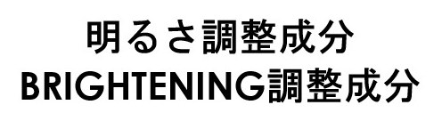 明るさ調整成分 BRIGHTENING調整成分 商願2026-051111の商標見本