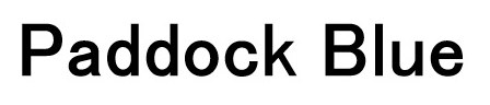 Paddock Blue 商願2026-053314の商標見本