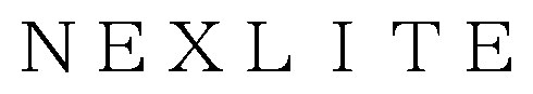 NEXLITE 商願2026-053555の商標見本