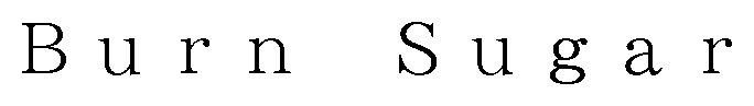 Burn Sugar 商願2026-058227の商標見本