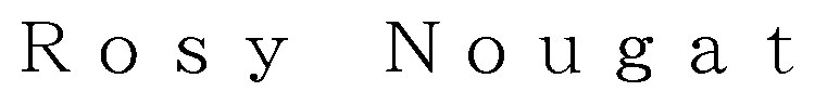 Rosy Nougat 商願2026-058233の商標見本