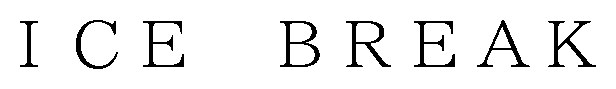 ICE BREAK 商願2026-061376の商標見本