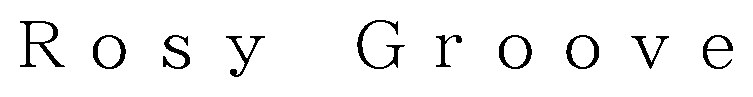 Rosy Groove 商願2026-062184の商標見本