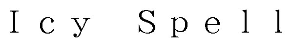 Icy Spell 商願2026-062187の商標見本