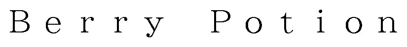 Berry Potion 商願2026-062188の商標見本