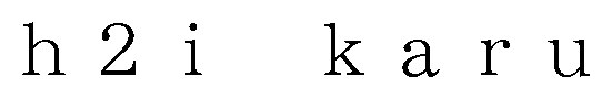 h2i karu 商願2026-066587の商標見本