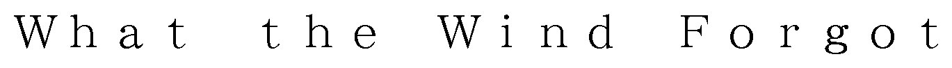 For the Wind g0t What 商願2026-067475の商標見本