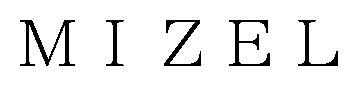 MIZEL 商願2026-070070の商標見本