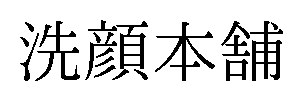 洗顔本舗 商願2026-074097の商標見本