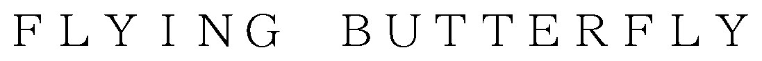FLYING BUTTERFLY 商願2026-074559の商標見本