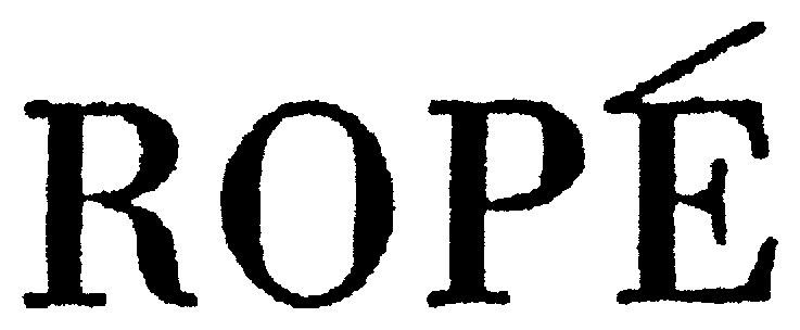 ROPÉ 商願2026-076138の商標見本