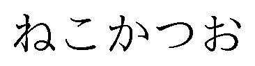 ねこかつお 商願2026-078435の商標見本