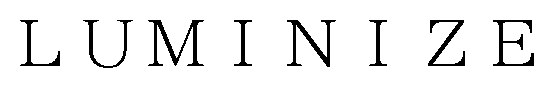 LUMINIZE 商願2026-079176の商標見本