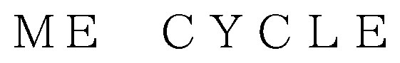 ME CYCLE 商願2026-080002の商標見本