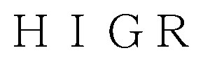 HIGR 商願2026-080817の商標見本