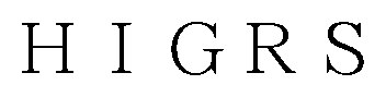 HIGRS 商願2026-080818の商標見本