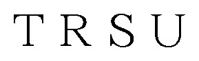 TRSU 商願2026-080820の商標見本