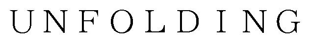UNFOLDING 商願2026-084451の商標見本