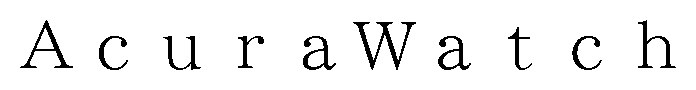 AcuraWatch 商願2026-087791の商標見本