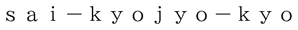 sai-kyojyo-kyo 商願2026-088281の商標見本
