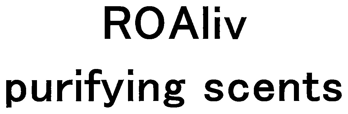 ROAliv purifying scents 商願2026-088526の商標見本