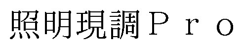 照明現調Pr o 商願2026-091098の商標見本
