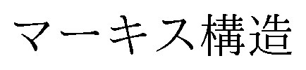 マーキス構造 商願2026-092406の商標見本
