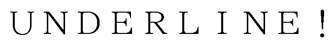 UNDERLINE 商願2026-094695の商標見本