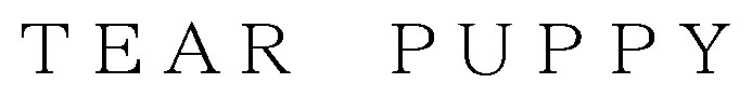 TEAR PUPPY 商願2026-098629の商標見本