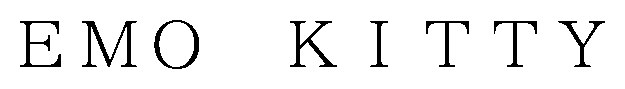 EMO KITTY 商願2026-098631の商標見本