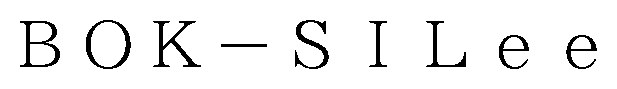 BOK-SILee 商願2026-099362の商標見本