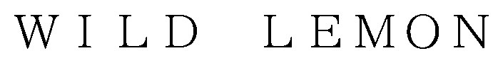 WILD LEMON 商願2026-101797の商標見本