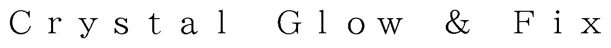 Crystal GIOW& FiX 商願2026-103424の商標見本