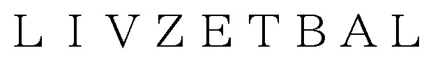 LIVZETBAL 商願2026-105293の商標見本