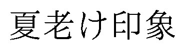 夏老け印象 商願2026-106454の商標見本