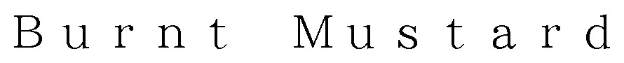 Burnt Mustard 商願2026-108296の商標見本