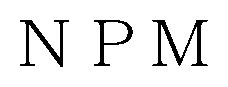 NPM 商願2026-110172の商標見本