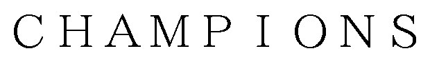 CHAMPIONS 商願2026-110641の商標見本