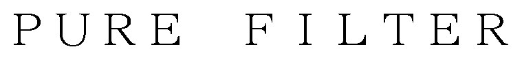 PURE FILTER 商願2026-112182の商標見本